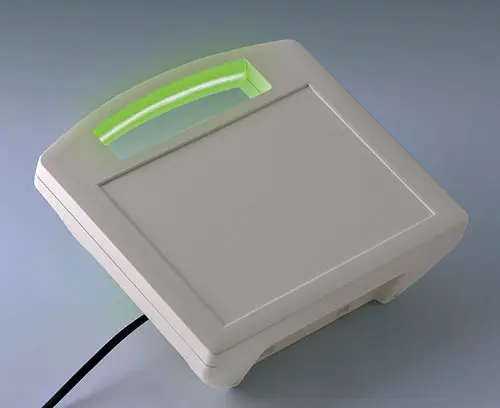 specially developed 3D-printed component for illumination (on demand)
