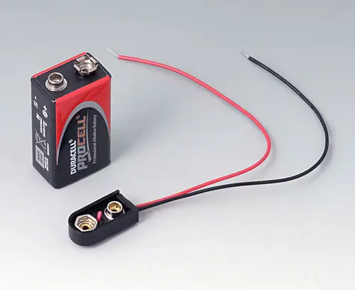 A9156002 Plug-in contact, 1 x 9 V (PP3)