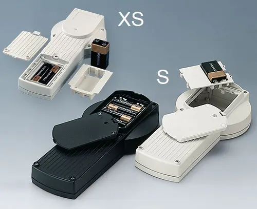 DATEC-CONTROL XS/S: battery compartment for 2/3 AA or 9 V