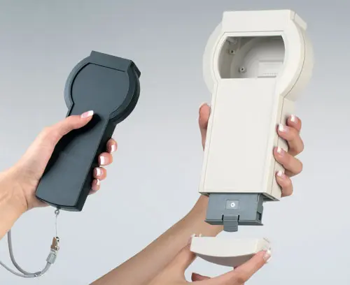 Handheld enclosures for large graphic displays