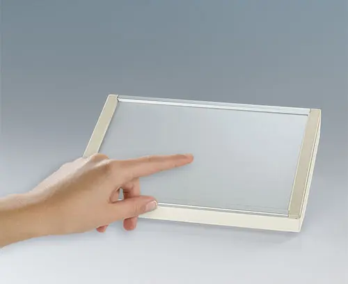 Ergonomic table top enclosures