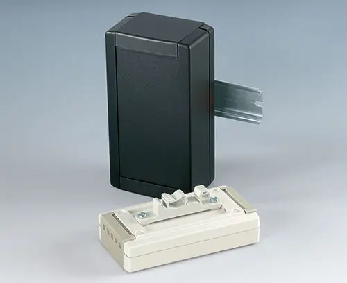 Fastening element for DIN rails 