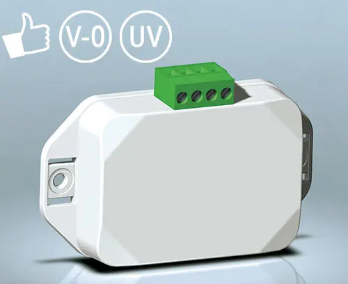 Flame-resistant standard material with hith UV protection