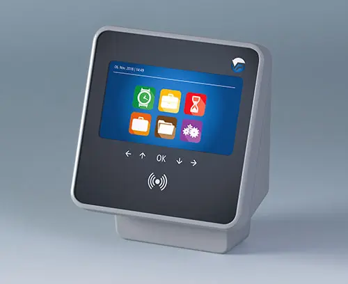 Recessed top for a membrane keypad