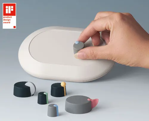 Uniquely modern tuning knobs with iF product design award
