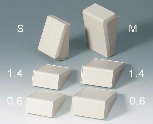 2 sizes, recessed areas 0.6 mm (labels) or 1.4 mm (membrane keypads) deep