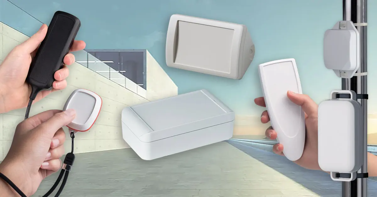 UV stable plastic electronics enclosures