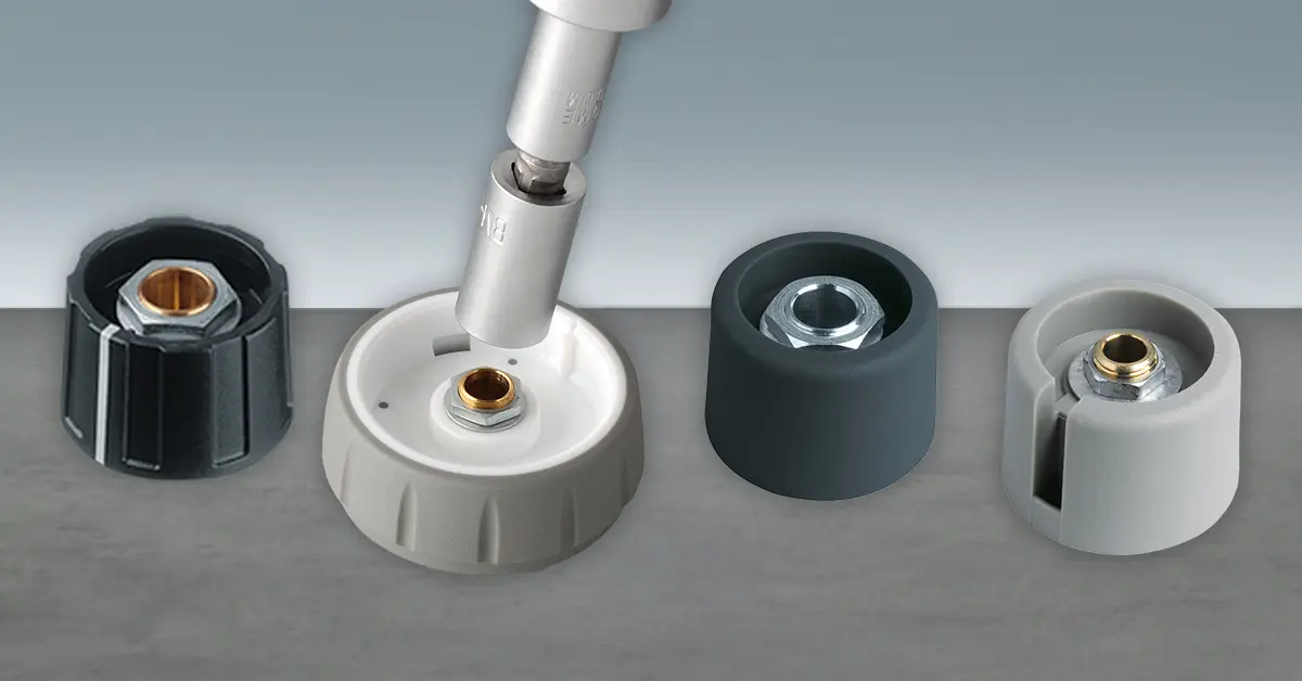 collet-fixing knob 