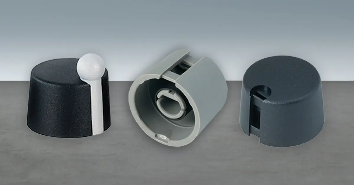 Push-on friction-fit knobs